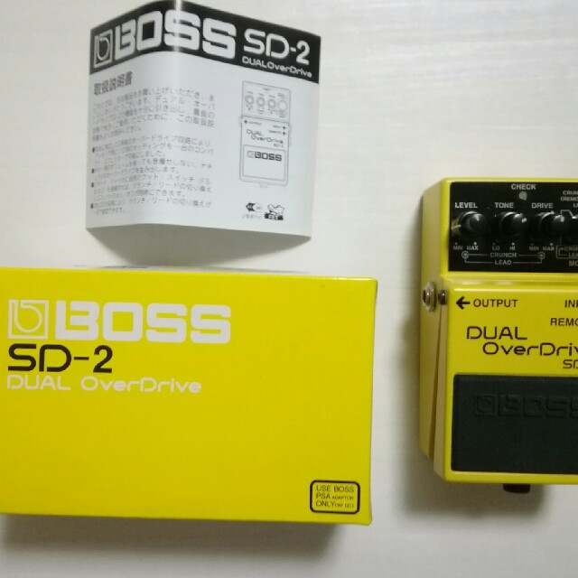 BOSS エフェクター　SD-2  デュアルオーバードライブ