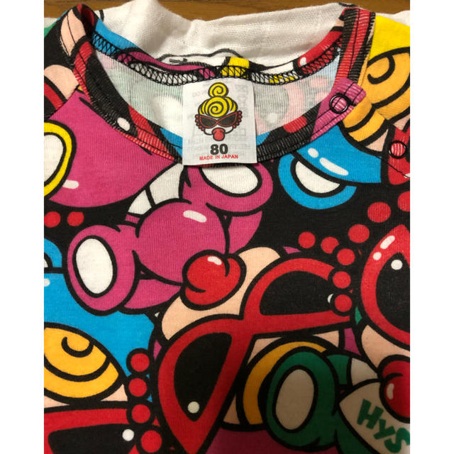 HYSTERIC MINI(ヒステリックミニ)のヒスミニ テディ ロンパース キッズ/ベビー/マタニティのベビー服(~85cm)(ロンパース)の商品写真