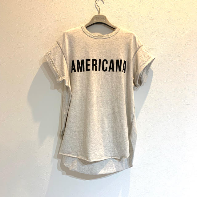 AMERICANA 18SS バックヘンリー ロゴTシャツ HENRY ☆美品☆