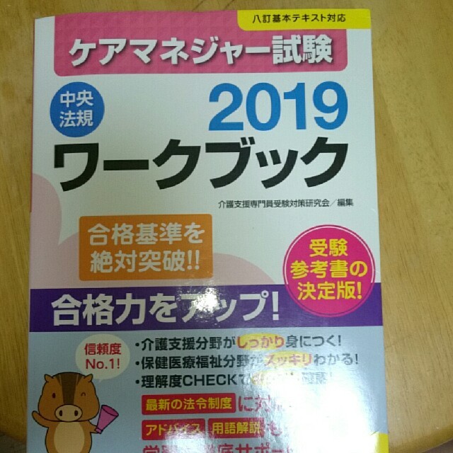 2019ケアマネージャーワークブック エンタメ/ホビーの本(資格/検定)の商品写真