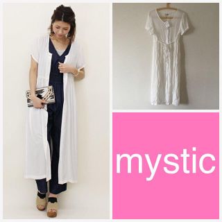 ミスティック(mystic)の新品 mystic♡ガーゼロングガウン(シャツ/ブラウス(半袖/袖なし))