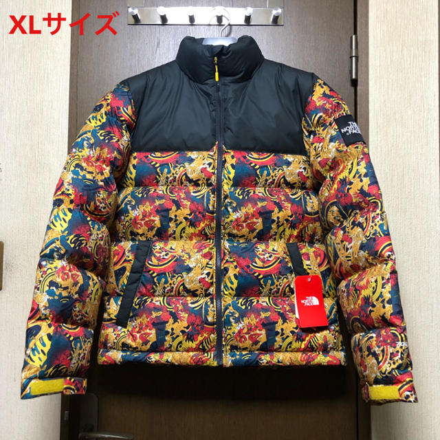日本未発売 ノースフェイス ヌプシ レオパード ダウン 即納可 メンズ