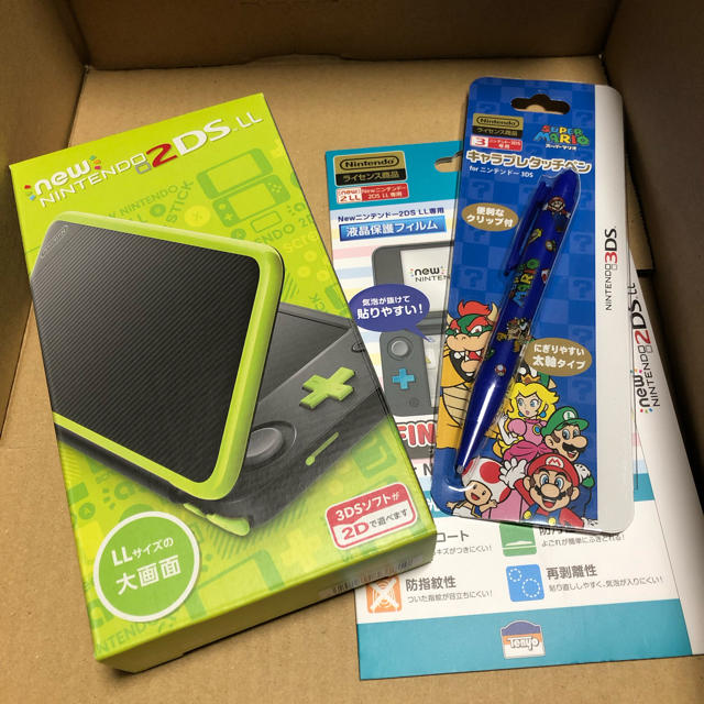 ゲーム新品未開封 Nintendo 2DS LL 本体 + オマケ