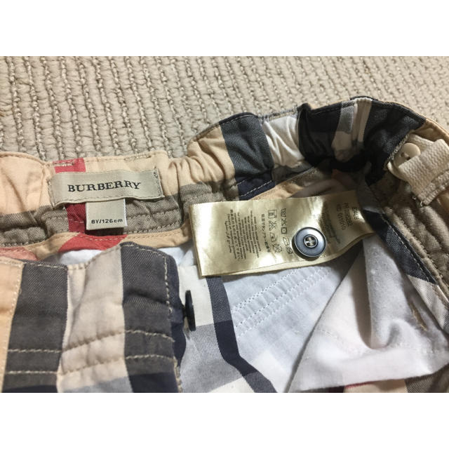 BURBERRY(バーバリー)のバーバリー パンツ 8歳  126センチ 美品  男の子 キッズ/ベビー/マタニティのキッズ服男の子用(90cm~)(パンツ/スパッツ)の商品写真