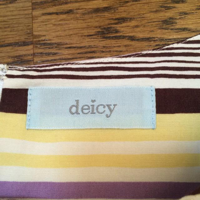 deicy(デイシー)のdeicy♡マルチボーダーワンピース レディースのワンピース(ミニワンピース)の商品写真