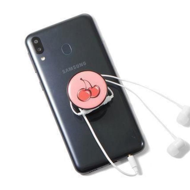 【KIRSH】★韓国限定コラボ★日本未入荷CHERRY★携帯グリップ★7月発売！ スマホ/家電/カメラのスマホアクセサリー(その他)の商品写真