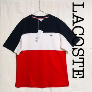 ラコステ(LACOSTE)の【ななせまる7730様専用】LACOSTE 鹿の子トリコロールTシャツ(Tシャツ/カットソー(半袖/袖なし))