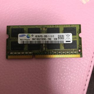 サムスン(SAMSUNG)の4GB 2Rx8 PC3L-12800(PCパーツ)