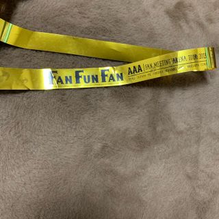 トリプルエー(AAA)のAAA FANFUNFAN 銀テープ(ミュージシャン)