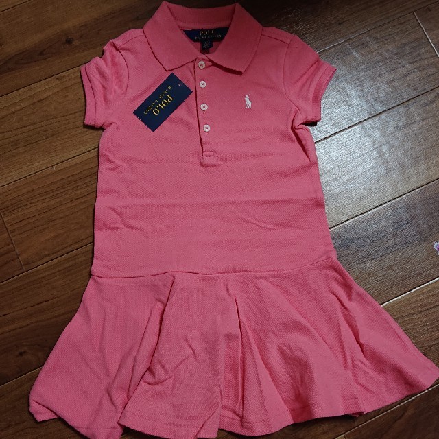 POLO RALPH LAUREN(ポロラルフローレン)のラルフローレン ポロシャツワンピ キッズ/ベビー/マタニティのキッズ服女の子用(90cm~)(ワンピース)の商品写真