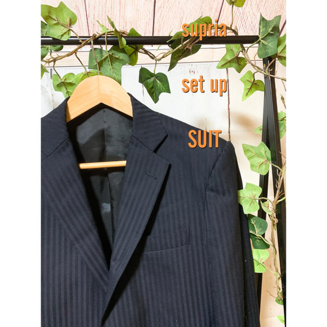 THE SUIT COMPANY(スーツカンパニー)のSUPRIA/スーツ/中古/セットアップ/ストライプ/ビジネス メンズのスーツ(セットアップ)の商品写真