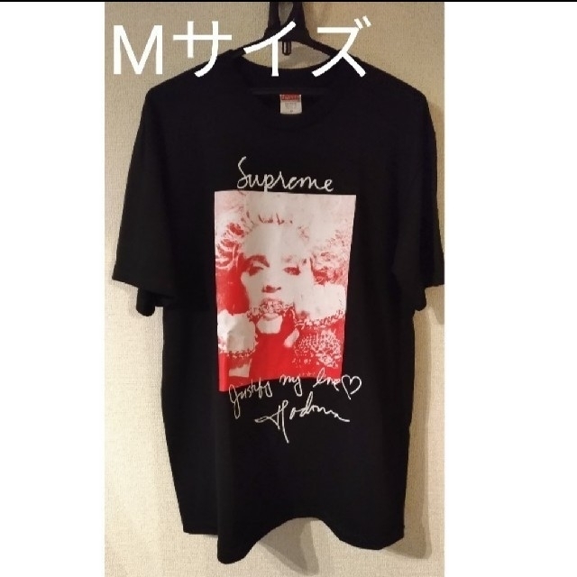 最高品質の Supreme - 黒 Tシャツ tee シュプリーム マドンナ madonna supreme Tシャツ/カットソー(半袖/袖なし)