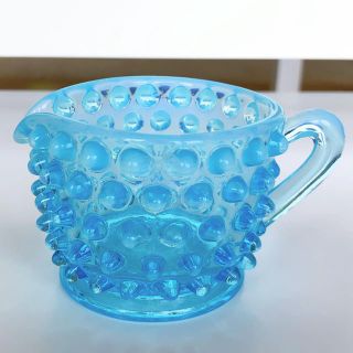 フェトン(FENTON)のFenton フェントン ブルーオパールセント ムーンストーン クリーマー(ガラス)