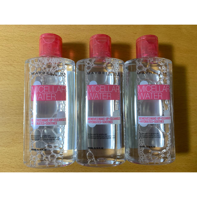 MAYBELLINE(メイベリン)のMAYBELLINE   MICELLAR  WATER  3本セット  お値下 コスメ/美容のスキンケア/基礎化粧品(クレンジング/メイク落とし)の商品写真