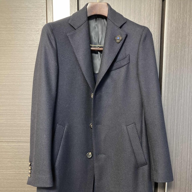 定価136000円 最終値下げ LARDINI (ラルディーニ)チェスターコート
