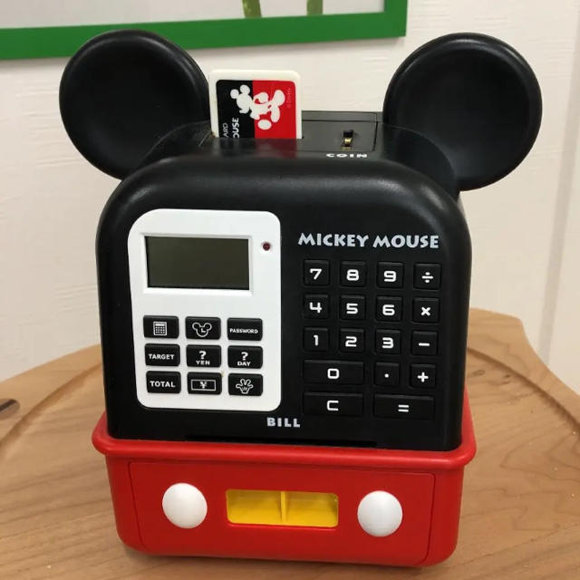 Disney(ディズニー)のATM貯金箱 エンタメ/ホビーのおもちゃ/ぬいぐるみ(キャラクターグッズ)の商品写真