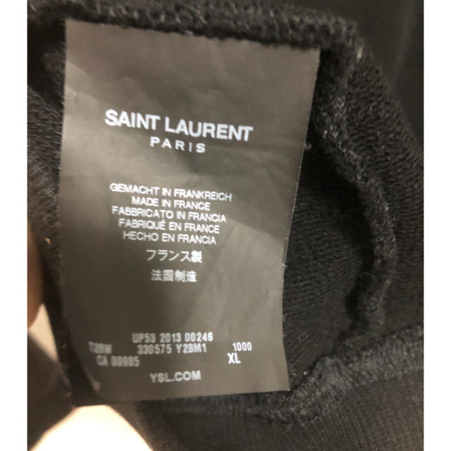 Saint Laurent(サンローラン)のサンローラン 切り返しパーカー メンズのトップス(パーカー)の商品写真