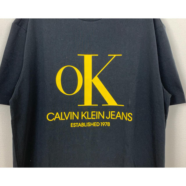 Calvin Klein(カルバンクライン)の未使用 カルバンクラインジーンズ EST.1978 Tシャツ カットソー L  メンズのトップス(Tシャツ/カットソー(半袖/袖なし))の商品写真