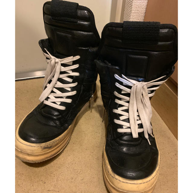 Rick Owens(リックオウエンス)の初期  リックオウエンス スニーカー ブラック メンズの靴/シューズ(スニーカー)の商品写真