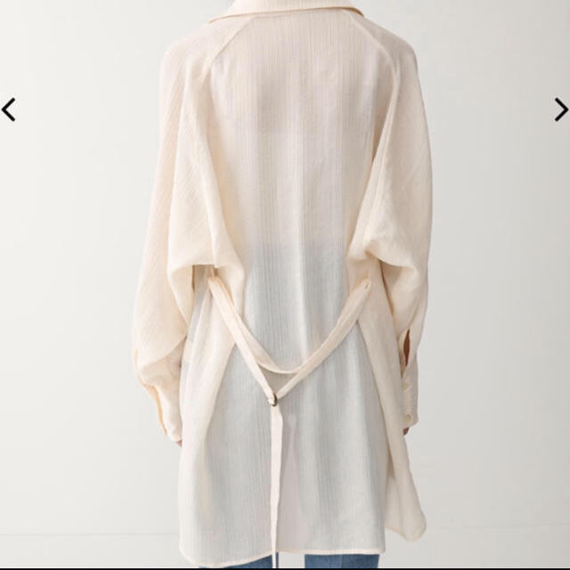 moussy(マウジー)のCREPE LOOSE LONG SHIRT レディースのトップス(シャツ/ブラウス(長袖/七分))の商品写真