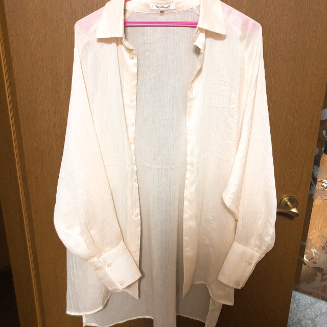 moussy(マウジー)のCREPE LOOSE LONG SHIRT レディースのトップス(シャツ/ブラウス(長袖/七分))の商品写真