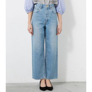 アズールバイマウジー(AZUL by moussy)の〖 新品 〗ハイウエストワイドデニムパンツ(デニム/ジーンズ)