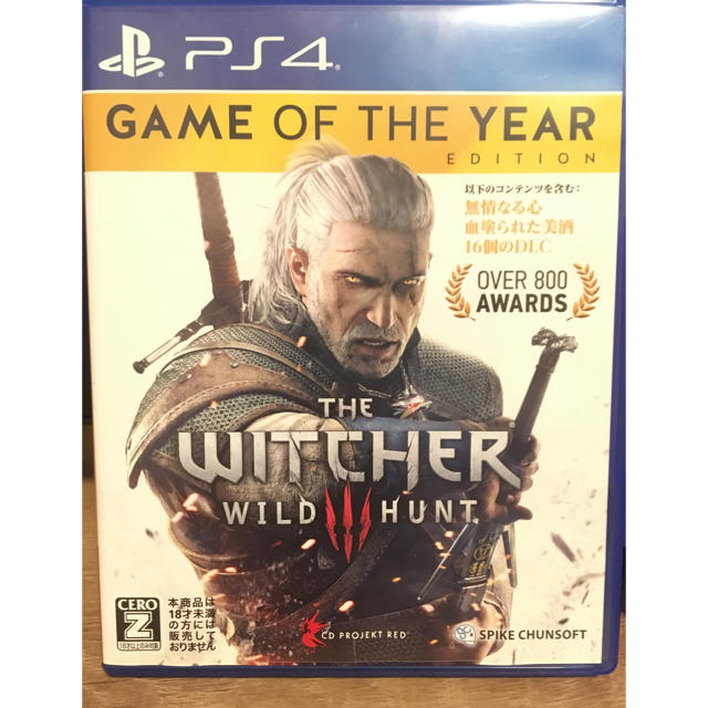 PlayStation4(プレイステーション4)のウィッチャー3 GAME OF THE YEAR エンタメ/ホビーのゲームソフト/ゲーム機本体(家庭用ゲームソフト)の商品写真