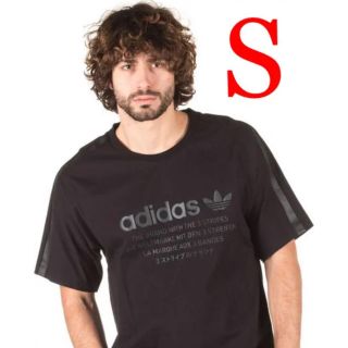 アディダス(adidas)のアディダスオリジナルス  ブラック Tシャツ Sサイズ 黒(Tシャツ/カットソー(半袖/袖なし))