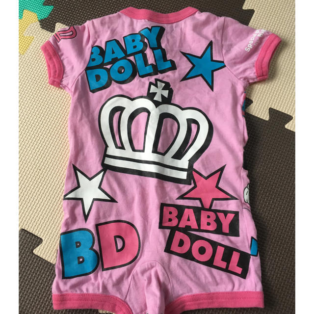 BABYDOLL(ベビードール)のBABY DOLL  ミッキー ロンパース キッズ/ベビー/マタニティのベビー服(~85cm)(ロンパース)の商品写真