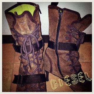 ディーゼル(DIESEL)のDIESEL レザーブーツ✨ 値下げ❗(ブーツ)