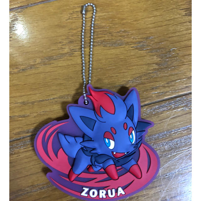 ラバー ネームホルダー ZORUA ポケモン エンタメ/ホビーのおもちゃ/ぬいぐるみ(キャラクターグッズ)の商品写真