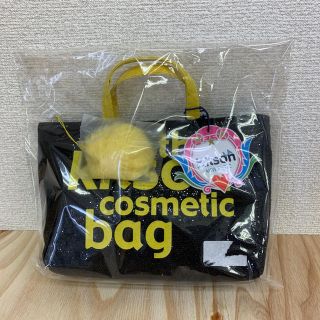 キットソン(KITSON)の値下げしました！【新品未使用】kitson コスメバッグ 黒&黄(トートバッグ)