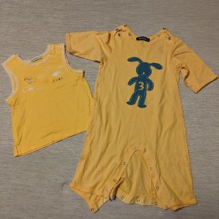 ファミリア(familiar)のfamiliar　Tシャツ&ロンパース80(ロンパース)