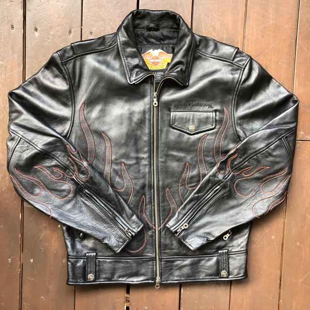 Harley Davidson(ハーレーダビッドソン)のTigerさん専用　HarleyDavidson ハーレーダビッドソン  メンズのジャケット/アウター(ライダースジャケット)の商品写真