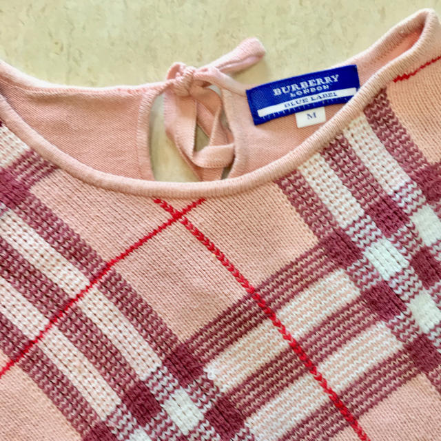 BURBERRY BLUE LABEL(バーバリーブルーレーベル)のバーバリーブルーレーベル 半袖ニット レディースのトップス(カットソー(半袖/袖なし))の商品写真