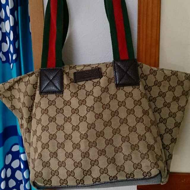 Gucci(グッチ)のkemi☆さま専用 グッチ布製 トート レディースのバッグ(トートバッグ)の商品写真