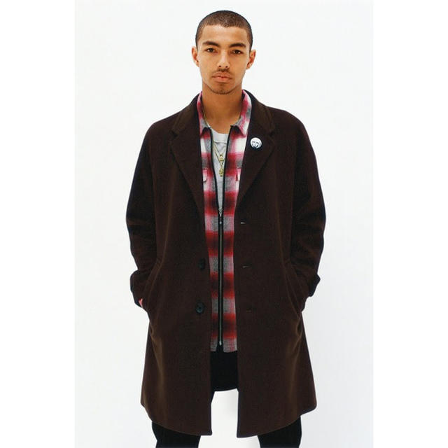 Supreme Shadow Plaid Flannel Zip Up Shir