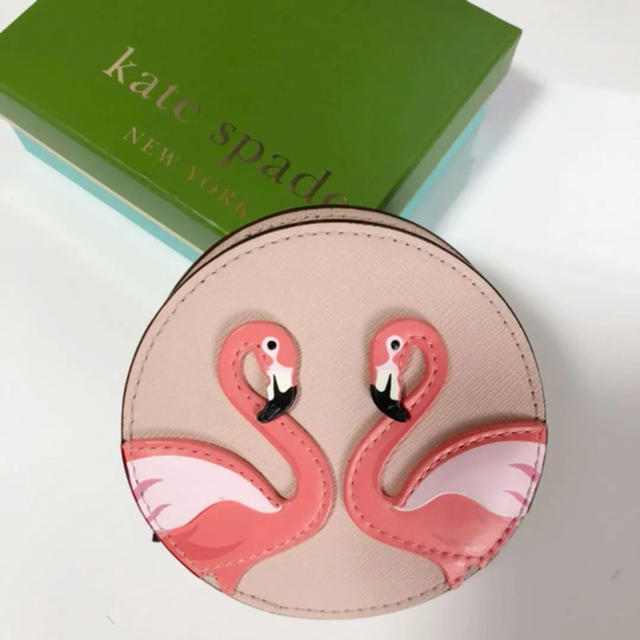 本当に可愛い(*≧∀≦*)❤️Kate spade❤️フラミンゴ コインケース