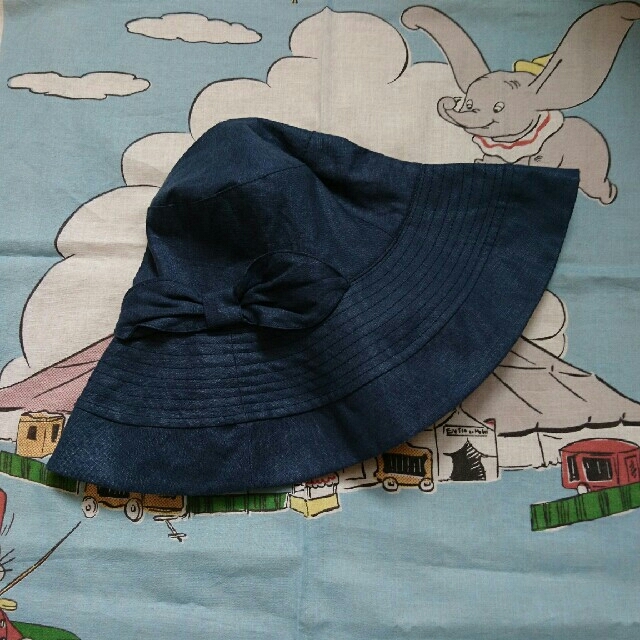 Lbc(エルビーシー)の【値下げ】LBC★リボンハット★ブルー★onesize レディースの帽子(ハット)の商品写真