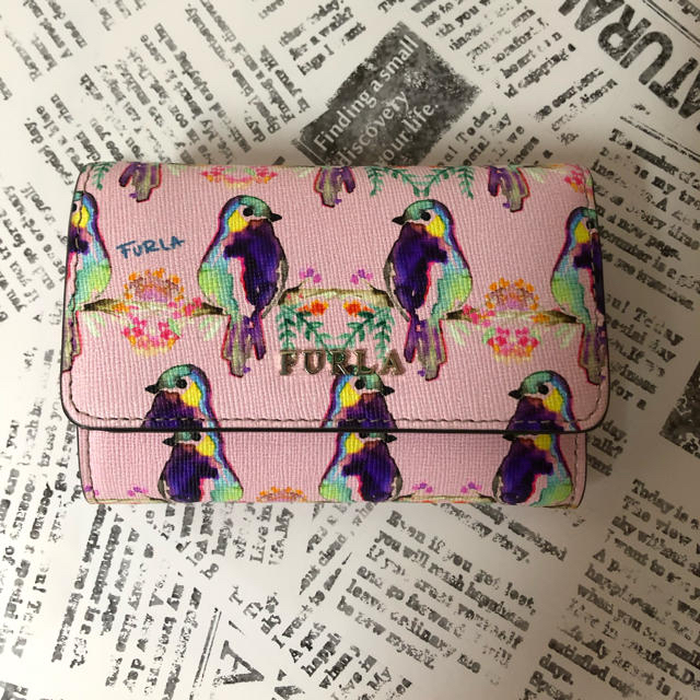 Furla(フルラ)のFURLA バビロン 三つ折り財布 小鳥柄 レディースのファッション小物(財布)の商品写真