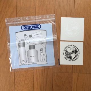 リモワ(RIMOWA)のRIMOWAステッカー&機内持込用ビニール袋(ノベルティグッズ)