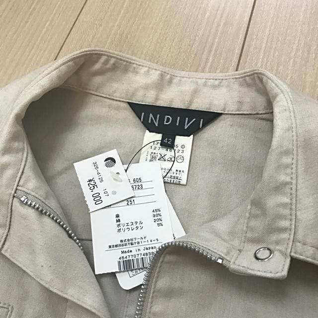 INDIVI(インディヴィ)の【トム吉さまご専用】INDIVI ジャケット 春 夏 秋 ブルゾン レディースのジャケット/アウター(ブルゾン)の商品写真