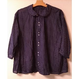 ネストローブ(nest Robe)の☆クーポン期間限定最終値下げ☆　ビスクバイネストローブ　コットンシルクブラウス(シャツ/ブラウス(長袖/七分))