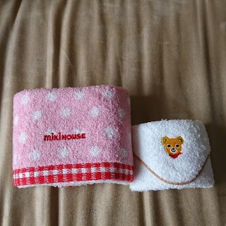 ミキハウス(mikihouse)のミキハウス ハンドタオル ミニタオル セット(タオル/バス用品)