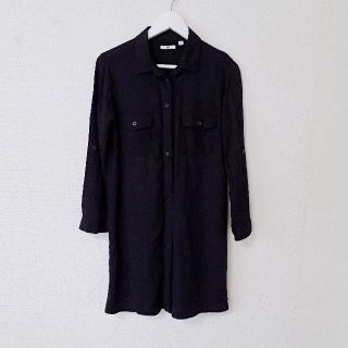 ユニクロ(UNIQLO)のUNIQLO　ロングシャツワンピース(シャツ/ブラウス(長袖/七分))