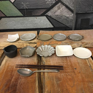 新品 陶器 陶芸作家 人気の豆皿10個D(食器)