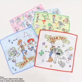 スリーコインズ(3COINS)のトイストーリー キッチンクロス 5枚セット(収納/キッチン雑貨)