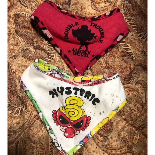 HYSTERIC MINI(ヒステリックミニ)のりおん様専用  スタイセット♡ キッズ/ベビー/マタニティのこども用ファッション小物(その他)の商品写真