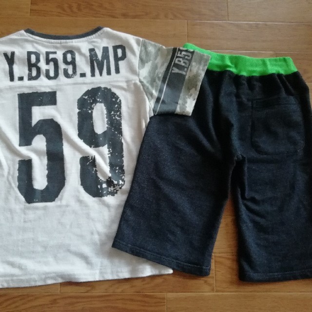 男の子 Tシャツ ハーフパンツ セット 140cm キッズ/ベビー/マタニティのキッズ服男の子用(90cm~)(パンツ/スパッツ)の商品写真