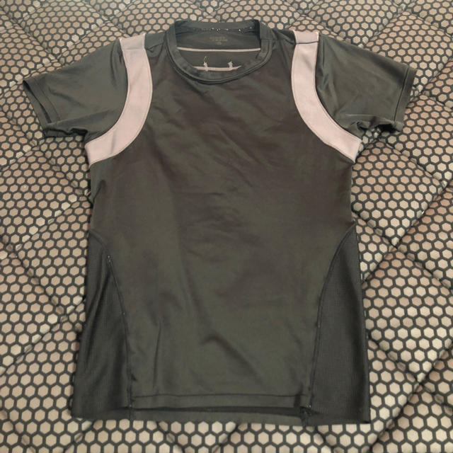 黒ストレッチＴシャツ メンズのトップス(Tシャツ/カットソー(半袖/袖なし))の商品写真